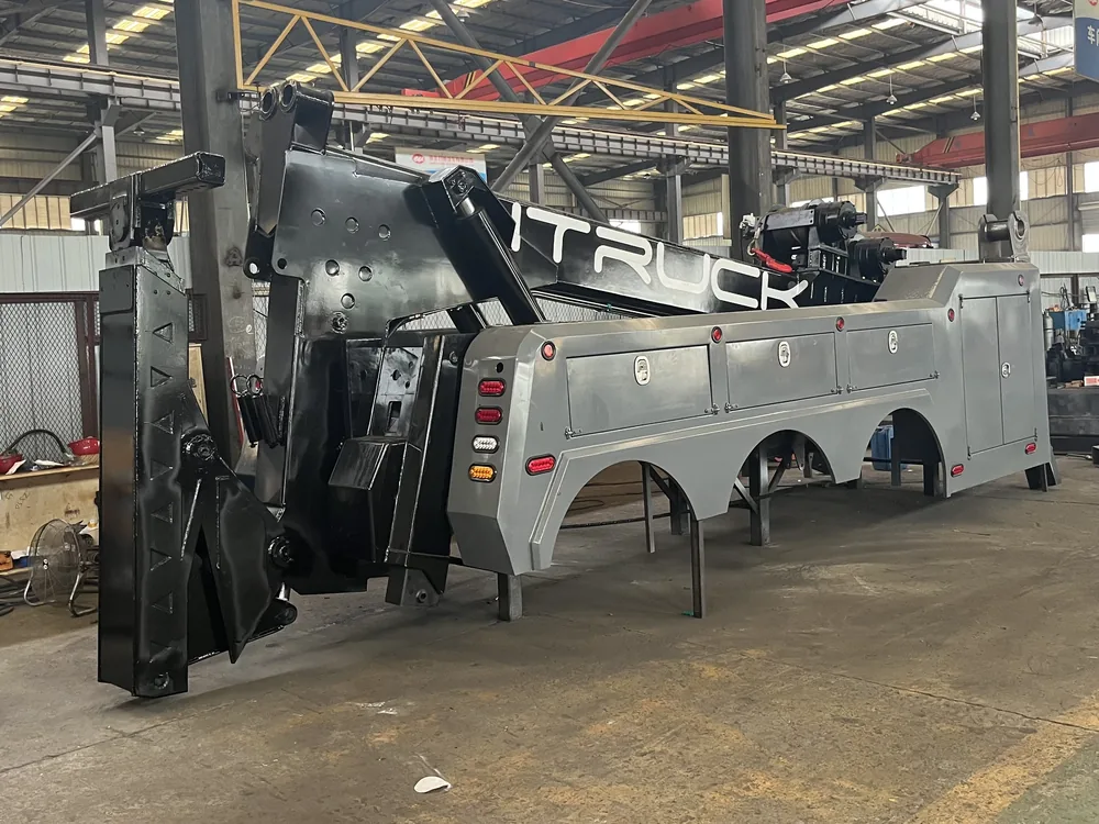 Integrated wrecker body
