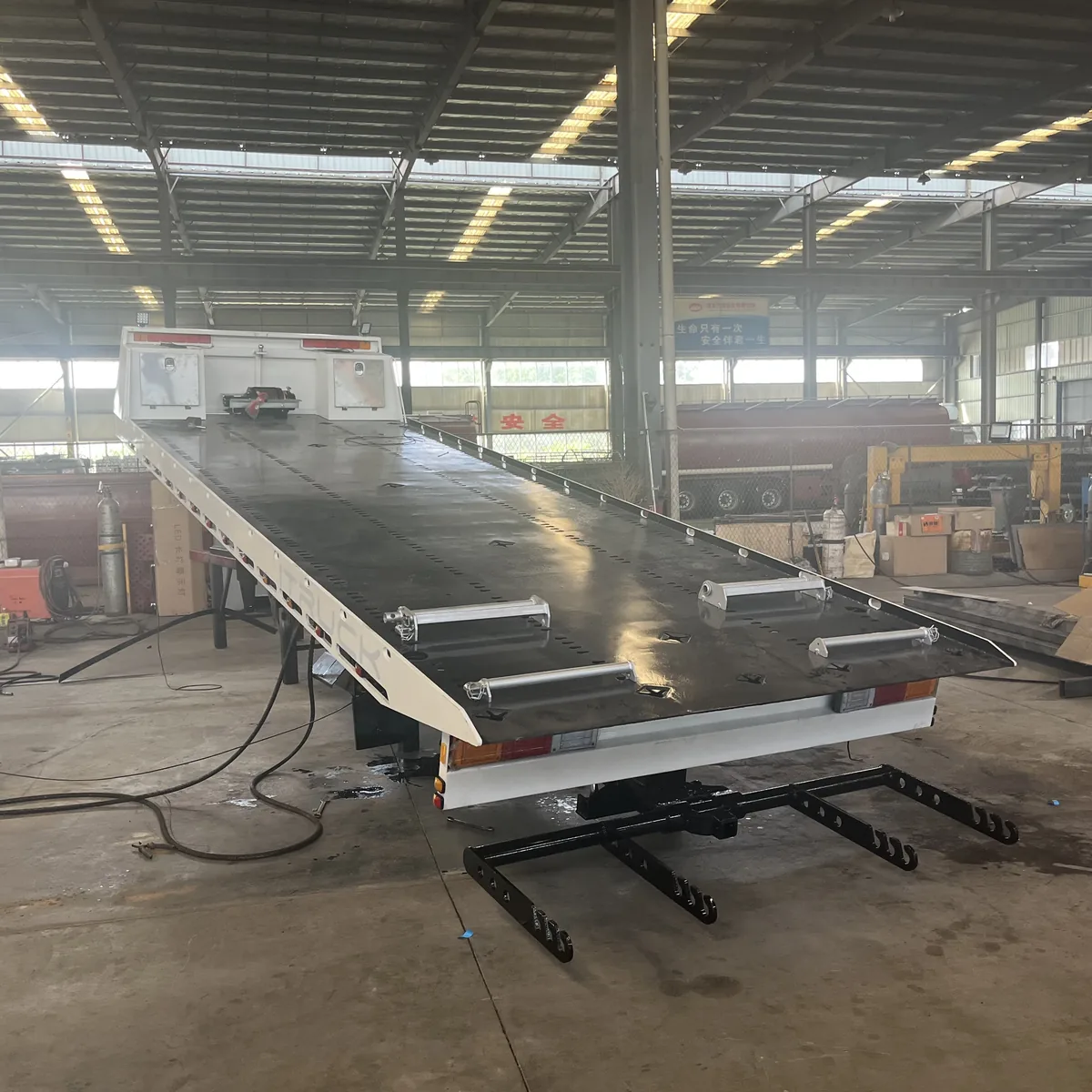 Australian tilt-tray flatbed carrier