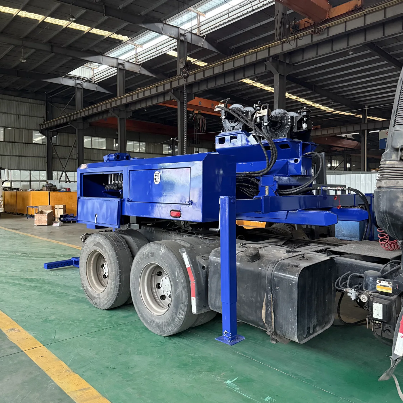 DTU detachable tow unit mounted on a truck