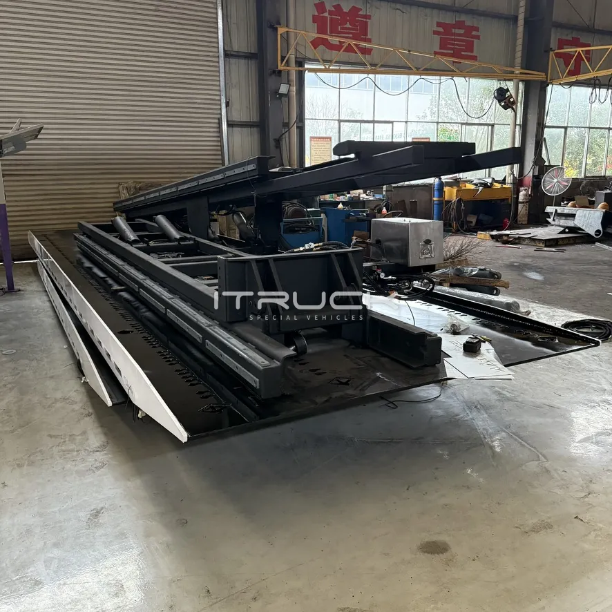Tilt tray and secondary subframe before fitting