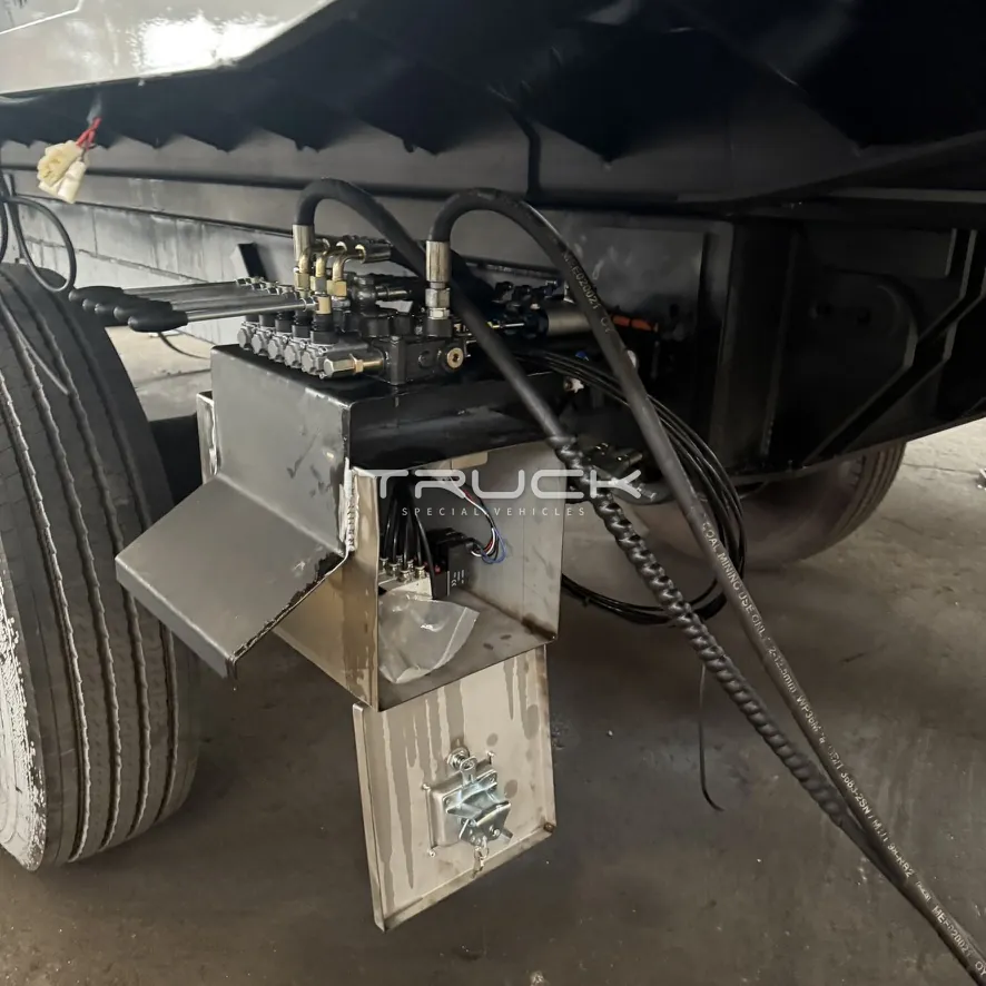 Stainless control box with hydraulic valve bank