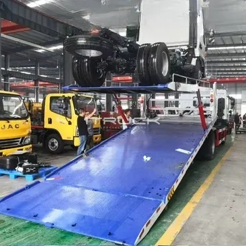 Loading a chassis onto the upper deck