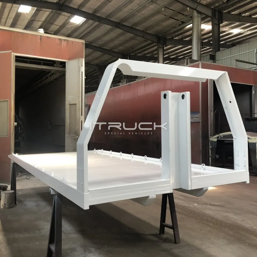 Lay flat deck headboard and deck edge