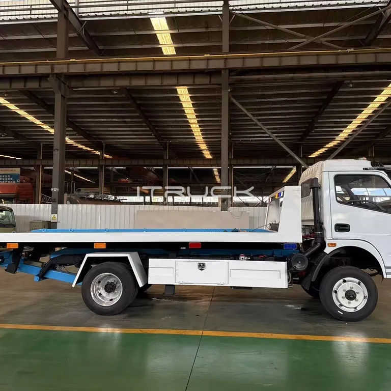 Rotating tilt tray side view, deck level