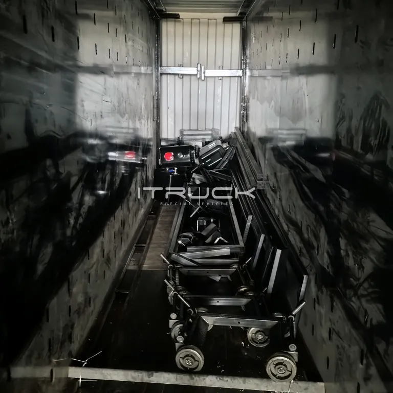 Wheel lifts and subframes in a container